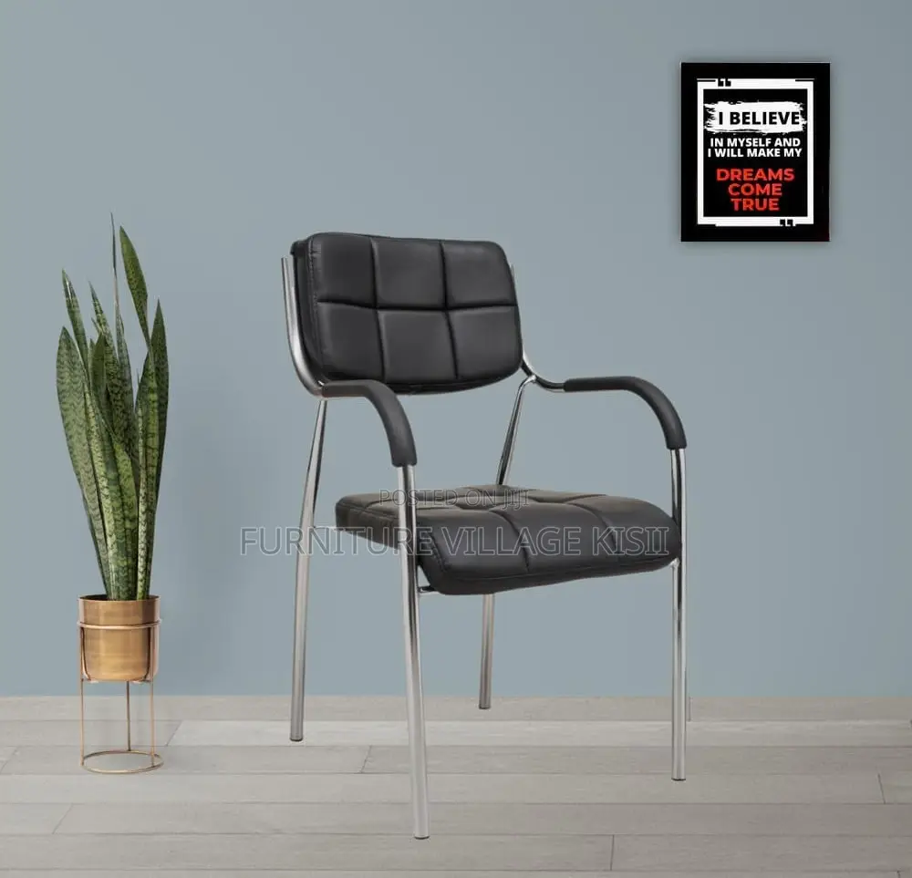 Office Chair;Black Catalina Vistors Seat