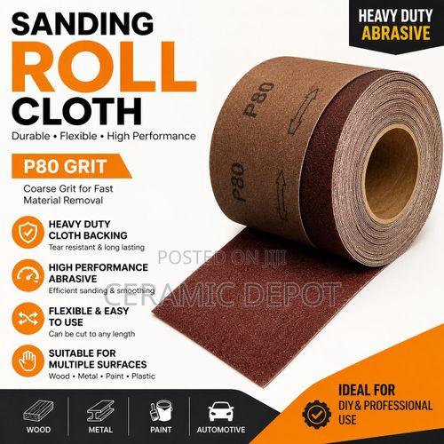 Sanding Roll Cloth P80