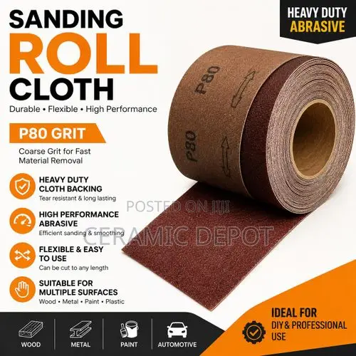 Sanding Roll Cloth P80