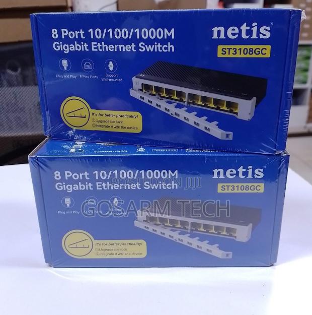 Netis ST3108GC 8-Port 1000Mbps Gigabit Switch Unmanaged Network Switch