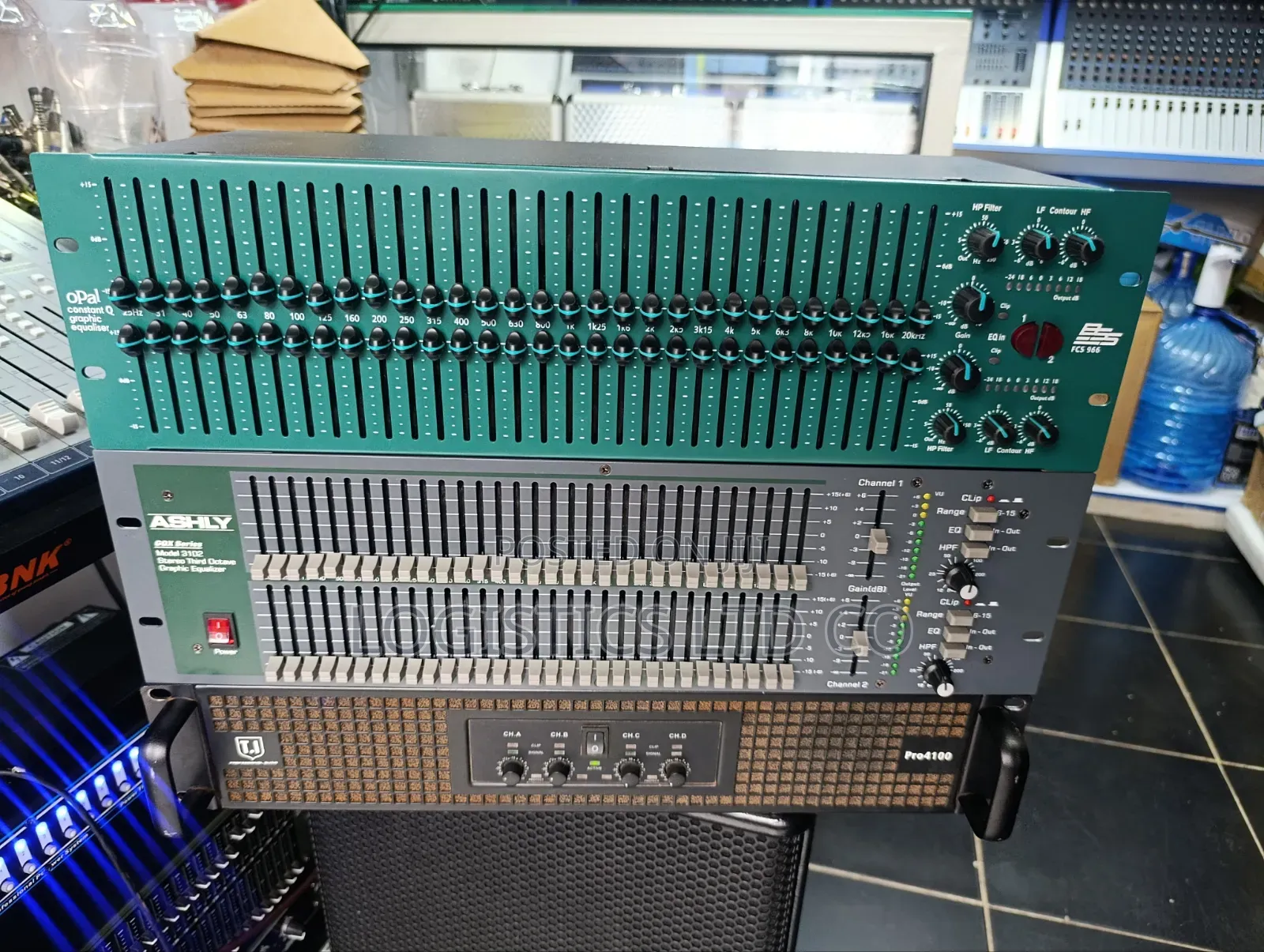Ashley Equalizer / BSS Eq Pre-Amps Graphics