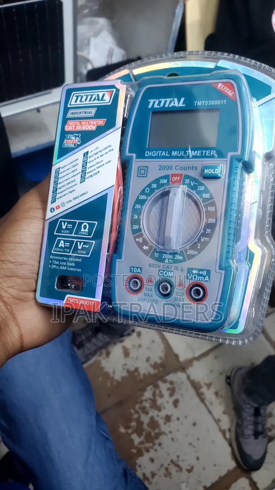 TOTAL Digital Multimeter Electrical Measuring and Diagnosing Property