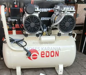 Edon Silent 50L Air Compressor With Dual Motors