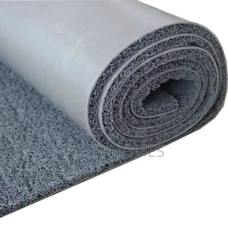 Heavy Duty PVC Grey Spaghetti Carpets