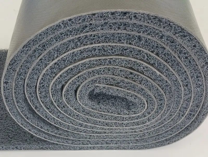 Heavy Duty PVC Grey Spaghetti Carpets