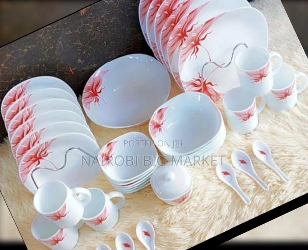 39pcs Square Opal Glass Dinner Set - thumbnail 2