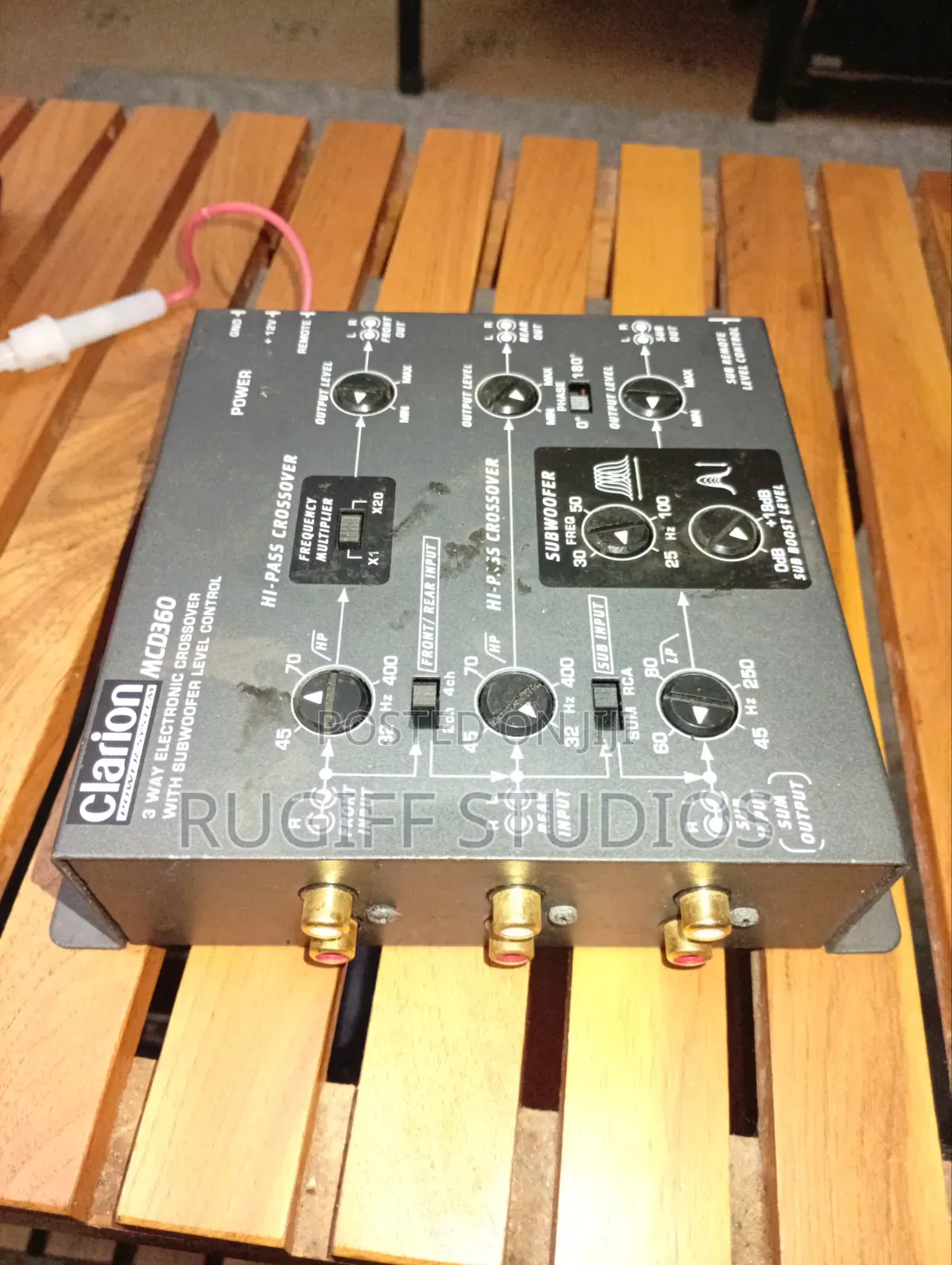 Clarion 3way Crossover