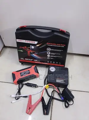 12V Emergency Car Jump Starter With Portable Air Pump