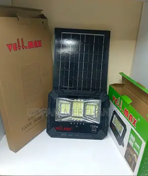 Integrated Bright Velmax 100w Solar Floodlight