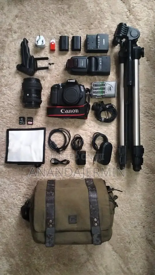 Canon 60d With Accessories