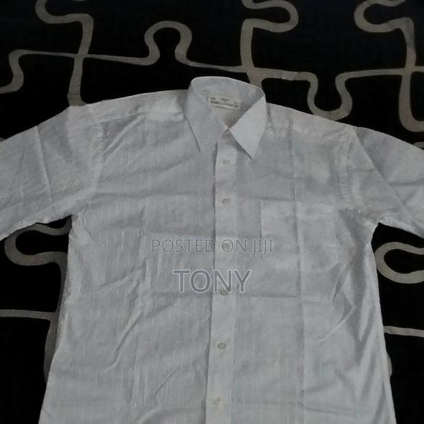 White St Michael's Marks and Spencer Short Sleeved Shirt