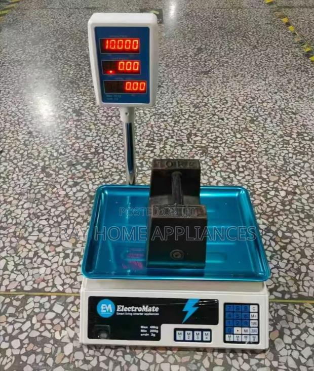 Electromate Digital Computing Weighting Scale With Arm 40kgs