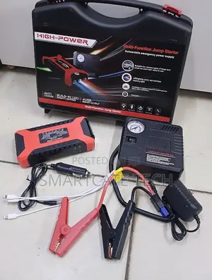 99800mAh Portable Emergency Jump Starter With Air Pump