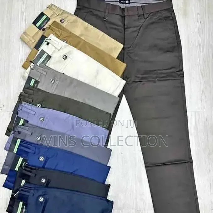 Non-Fading Khaki Trousers