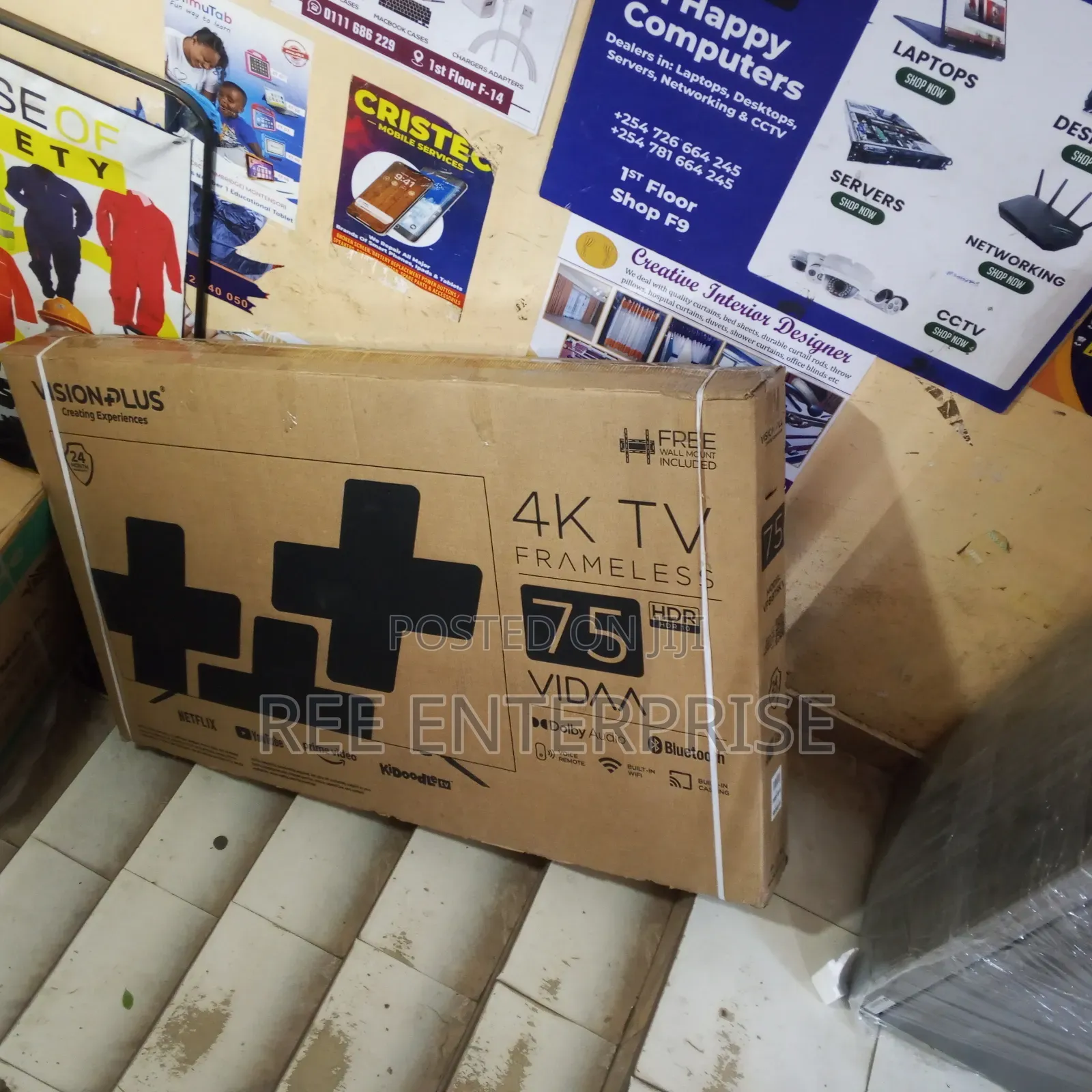 Vision Plus  Vidaa 4k 75 Inches Model Vp8875kv