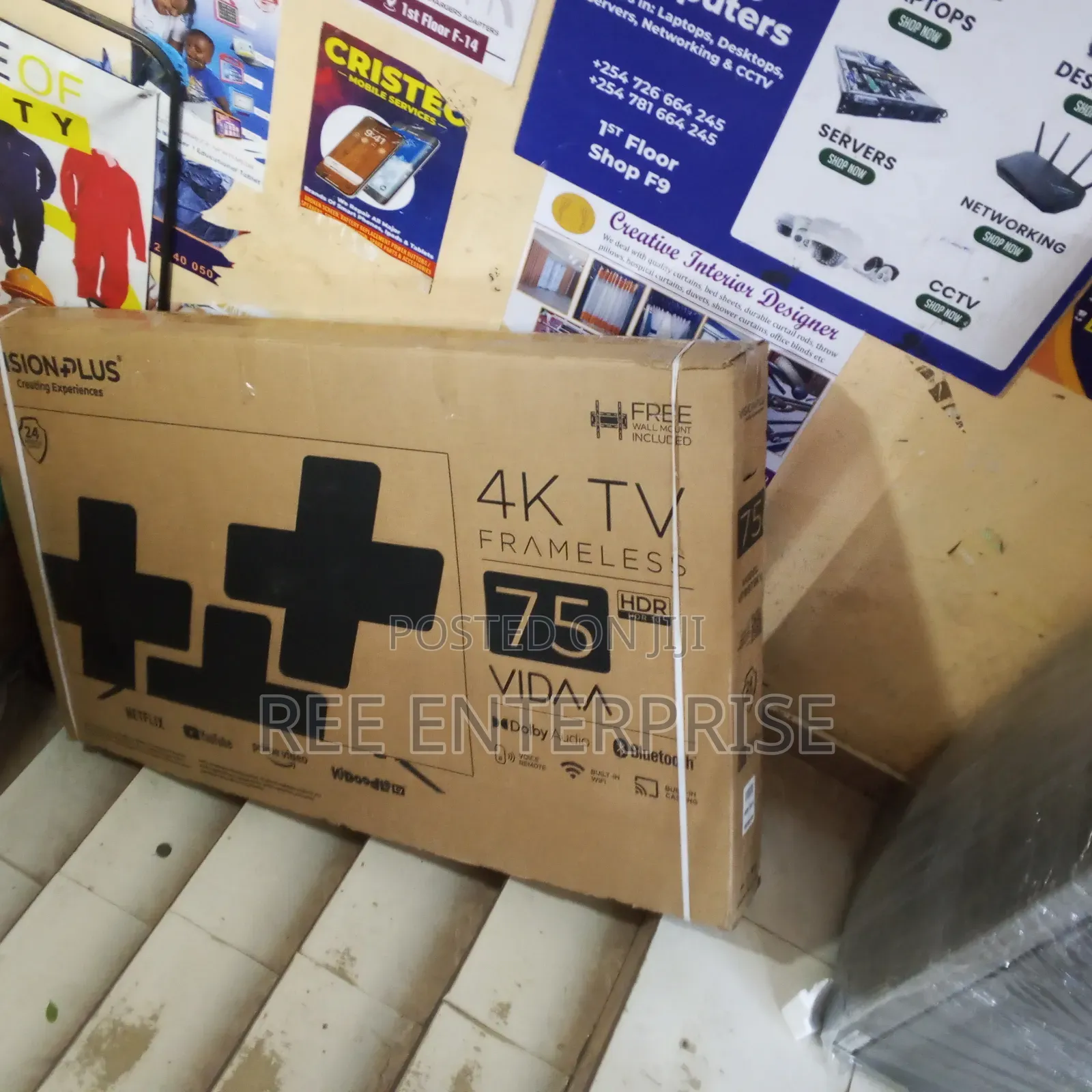 Vision Plus  Vidaa 4k 75 Inches Model Vp8875kv