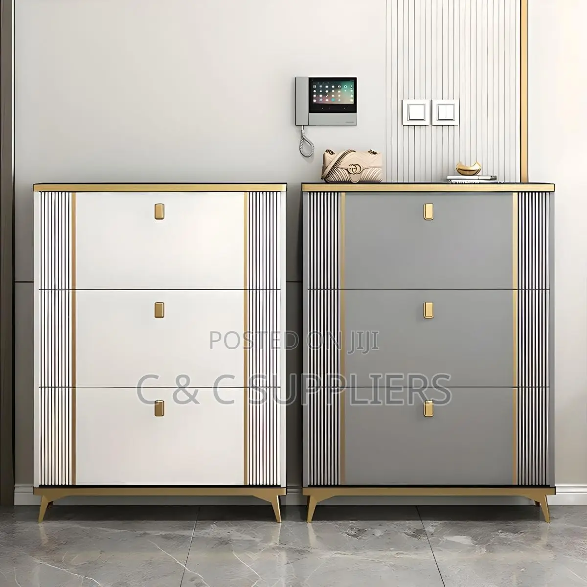Modern Shoe Storage Cabinet