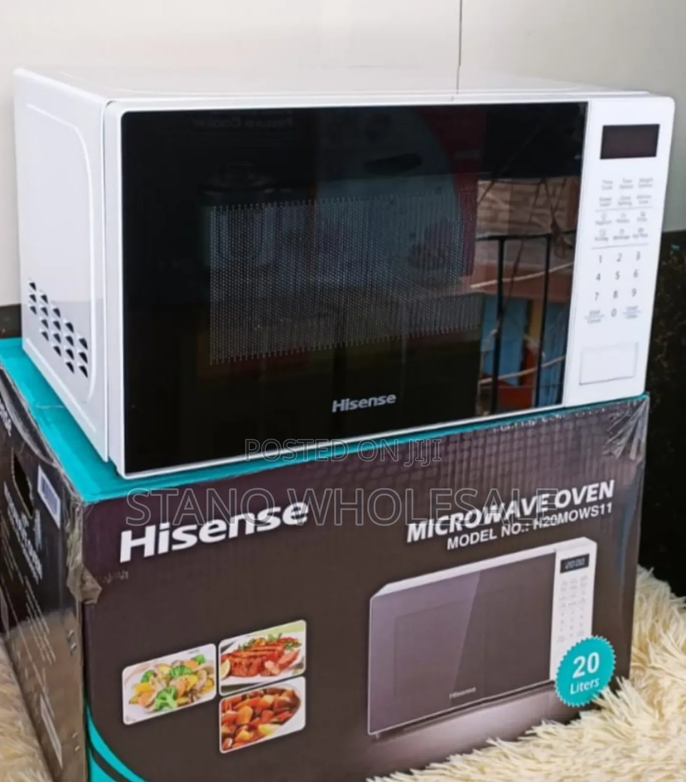 Hisense 20l.white Microwave