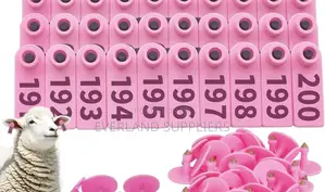 Sheep, Goats and Pigs Tracking Ear Slim Tags - Numbered