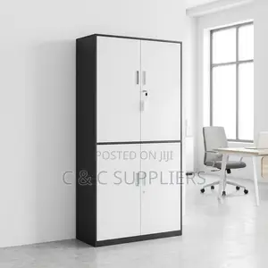 4-Door Metallic File Cabinet.