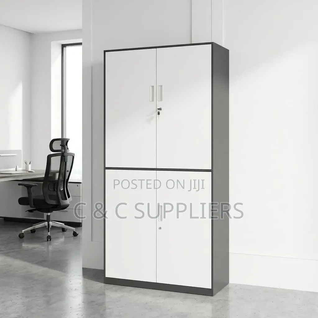 4-Door Metallic File Cabinet.