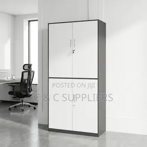 4-Door Metallic File Cabinet.