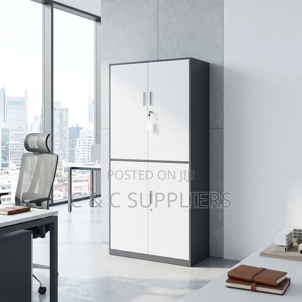 4-Door Metallic File Cabinet.