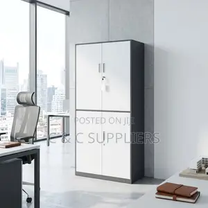4-Door Metallic File Cabinet.