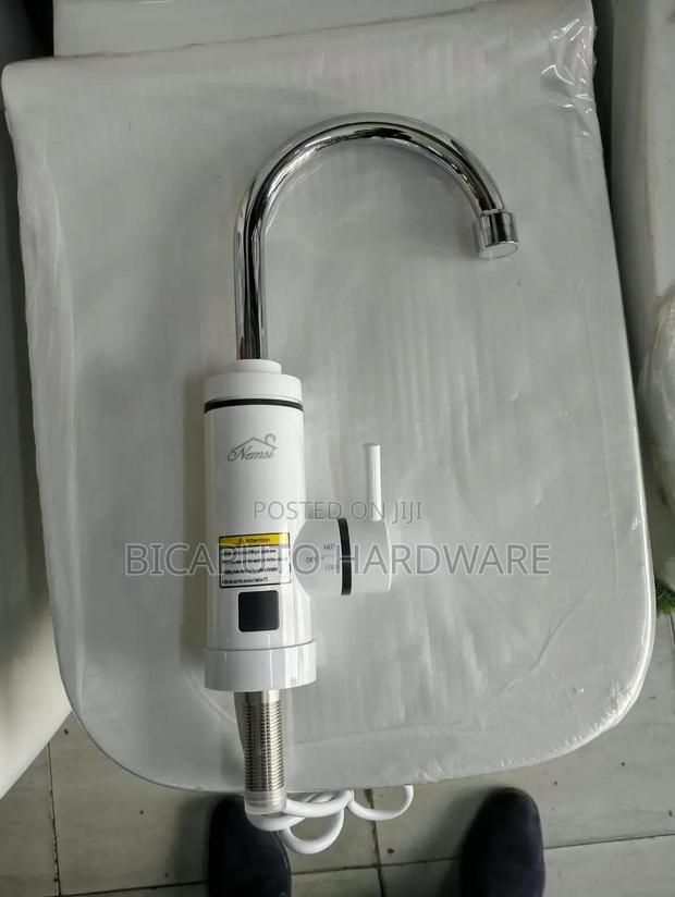 Instant Water Heater Kitchen Tap White