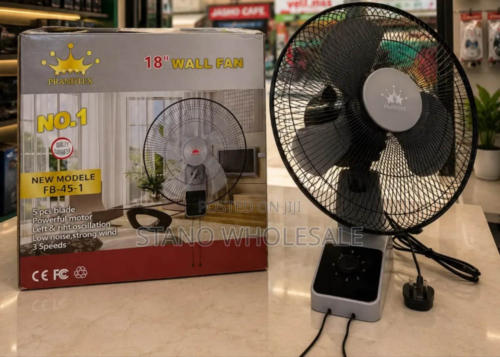 Wall Fan With Remote