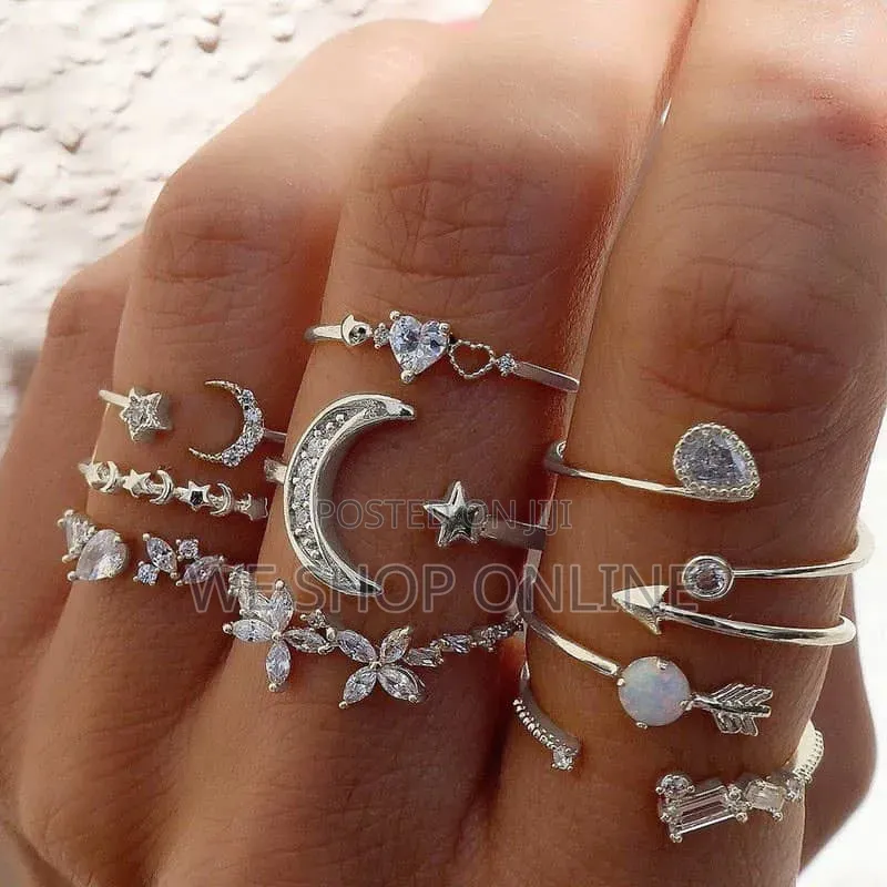 9pc Mixture Ring Set