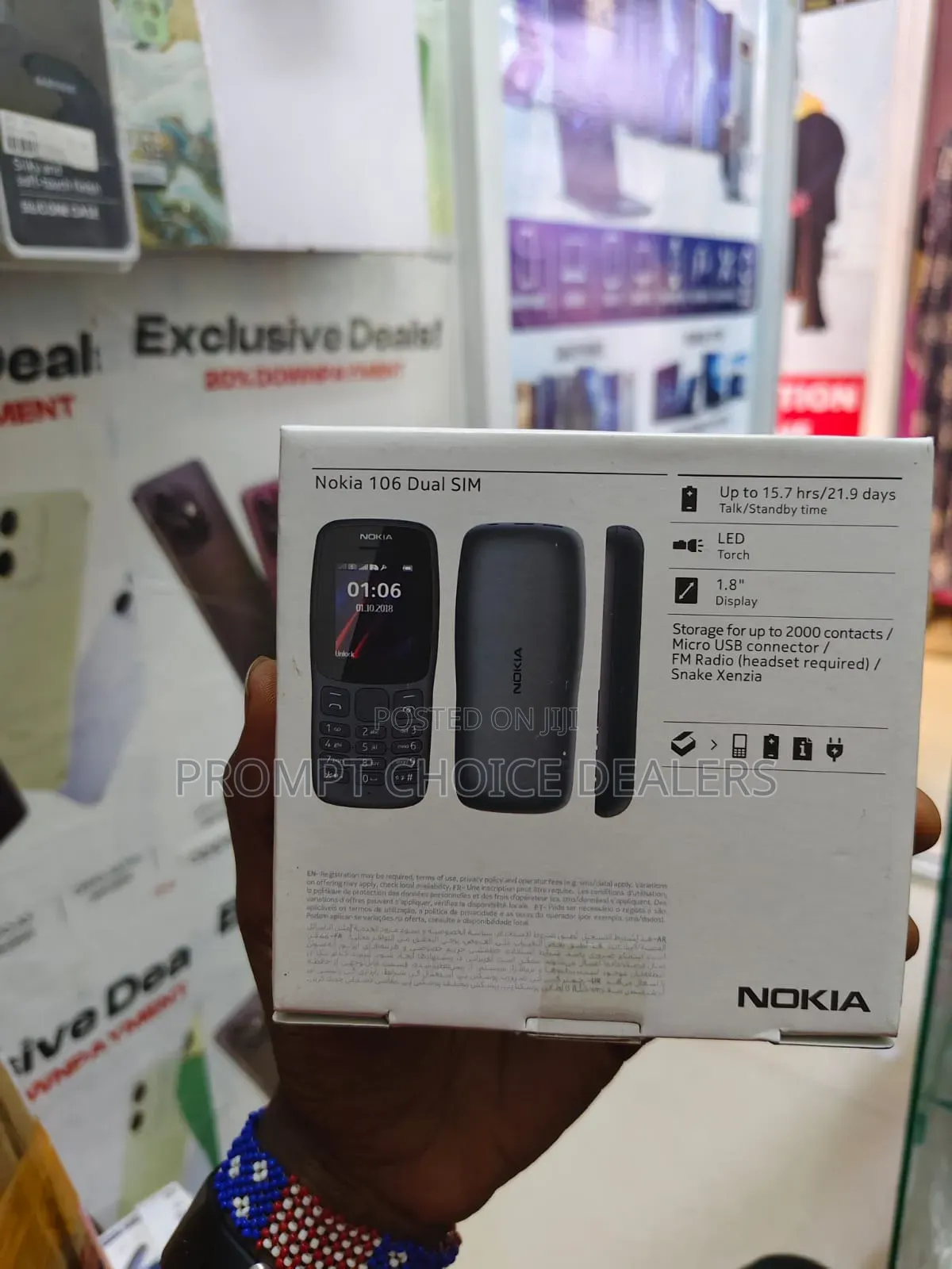 New Nokia 106 Black