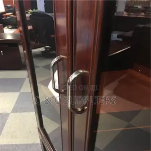 3-Doors Mahogany Boss File Cabinet.
