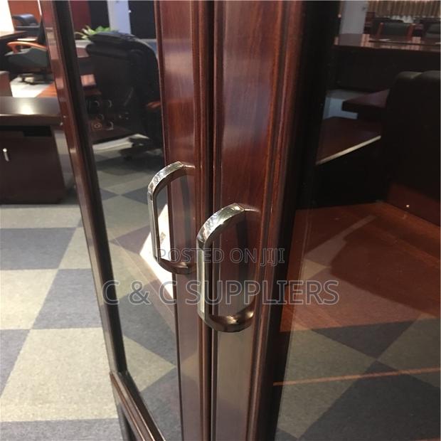 3-Doors Mahogany Boss File Cabinet. - thumbnail 3