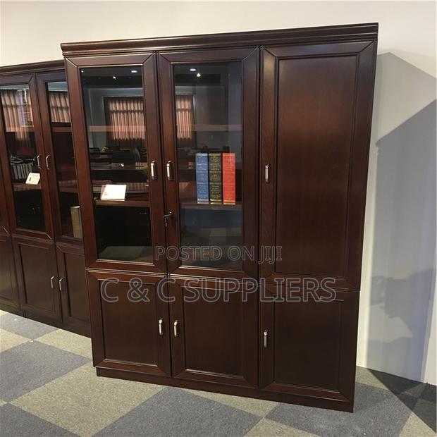 3-Doors Mahogany Boss File Cabinet. - thumbnail 4