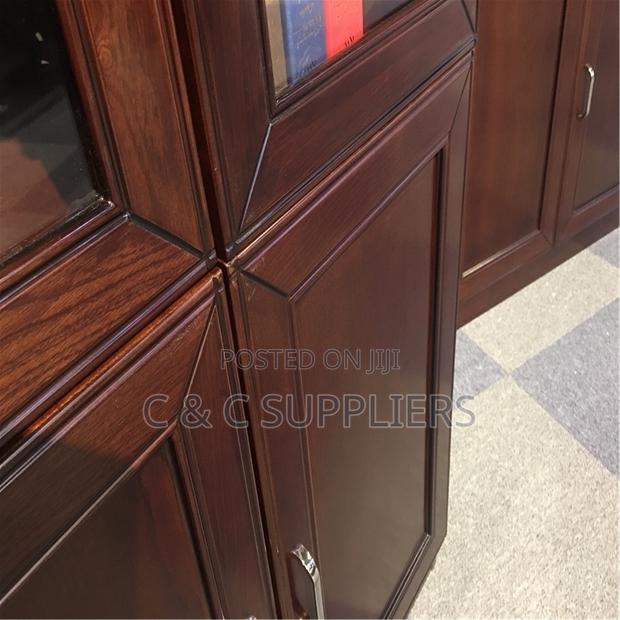 3-Doors Mahogany Boss File Cabinet. - thumbnail 5