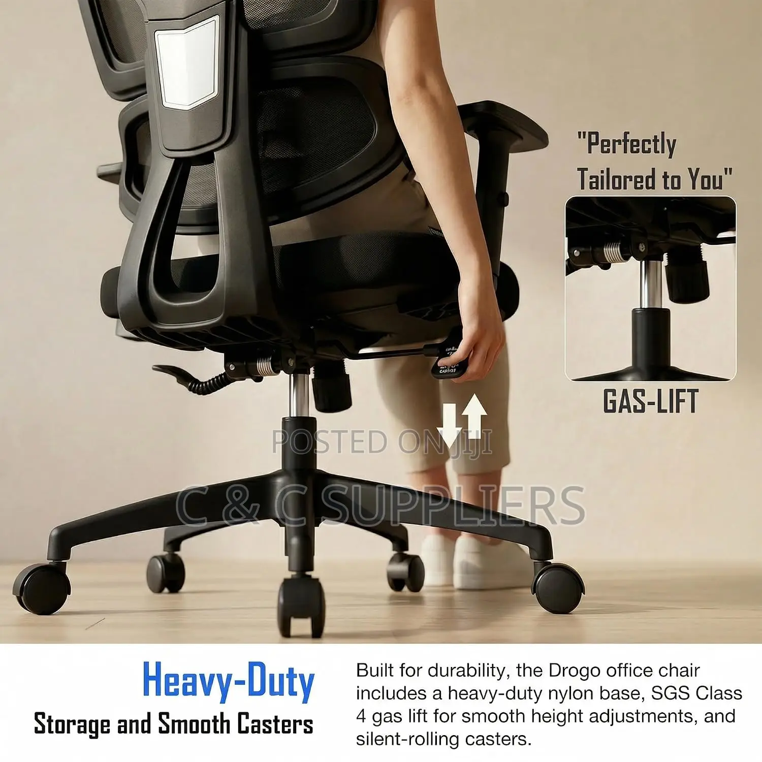 Orthopedic Executive Mesh Study Seat.