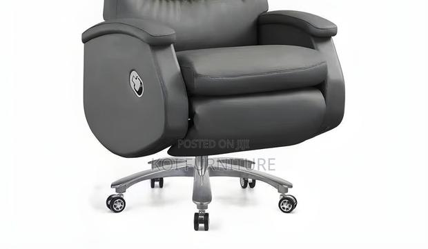 Office Chairs; Executive Leather High Backrest Elevate Boss Seat - thumbnail 4
