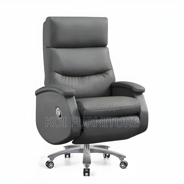 Office Chairs; Executive Leather High Backrest Elevate Boss Seat - thumbnail 5