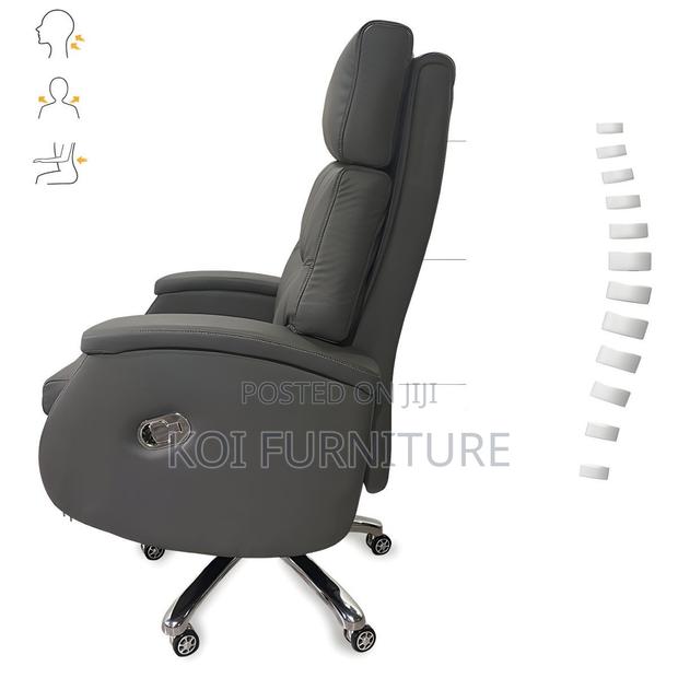 Office Chairs; Executive Leather High Backrest Elevate Boss Seat - thumbnail 7