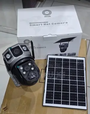 V380 Solar CCTV 4G SIM Card Dual Lens PTZ Camera