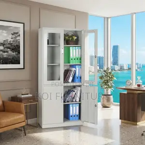 Office Cabinets; Strong Stainless Steel Office Filing 2 Doors Cabinets