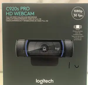 Logitech C920s Pro HD 1080p Webcam With Privacy Shutter