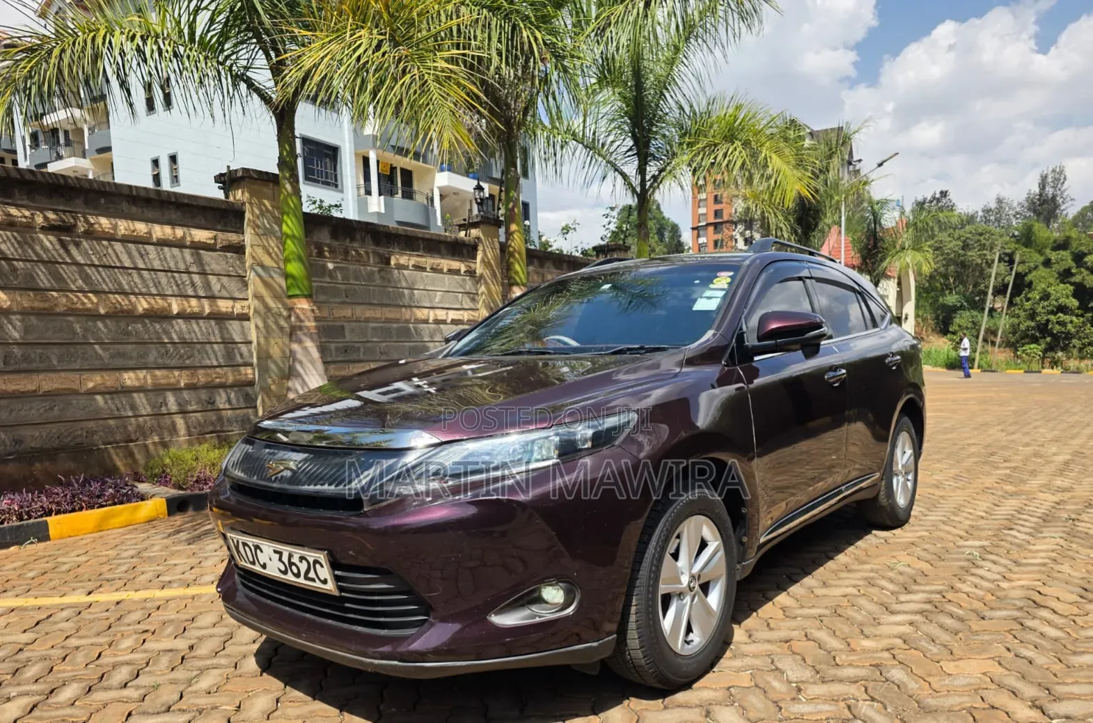 Toyota Harrier 2014 Maroon