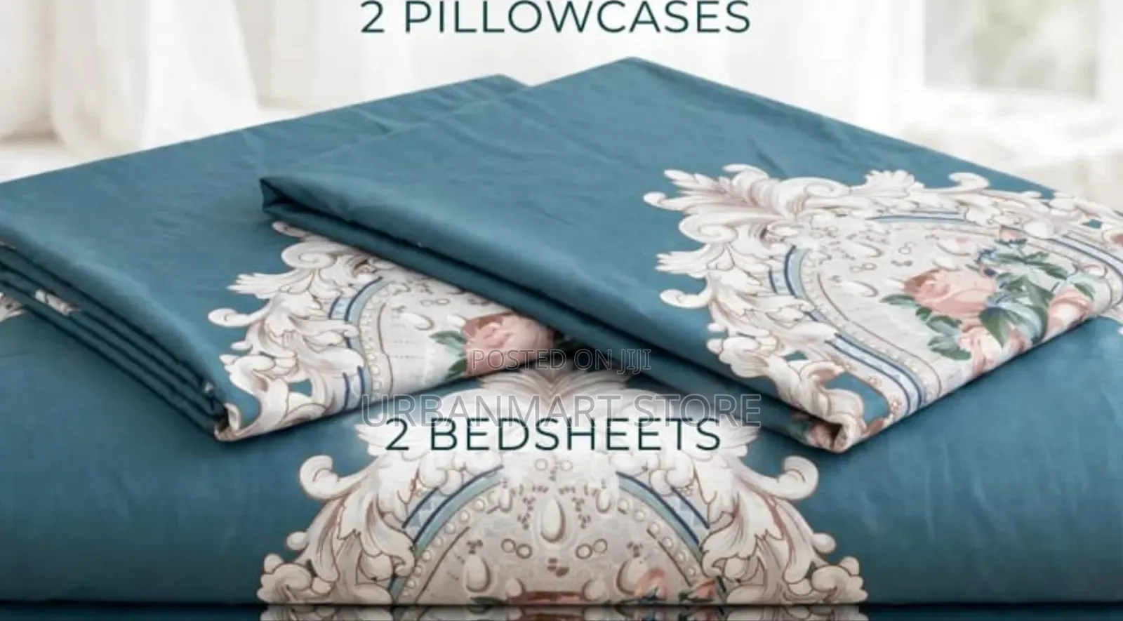 6×7 Bedsheet Set – 2 Sheets and 2 Pillow Cases