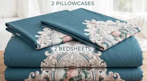 6×7 Bedsheet Set – 2 Sheets and 2 Pillow Cases