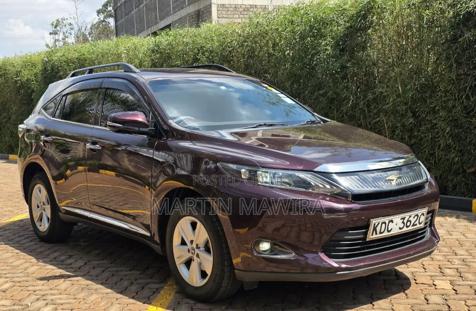 Toyota Harrier 2014 Maroon