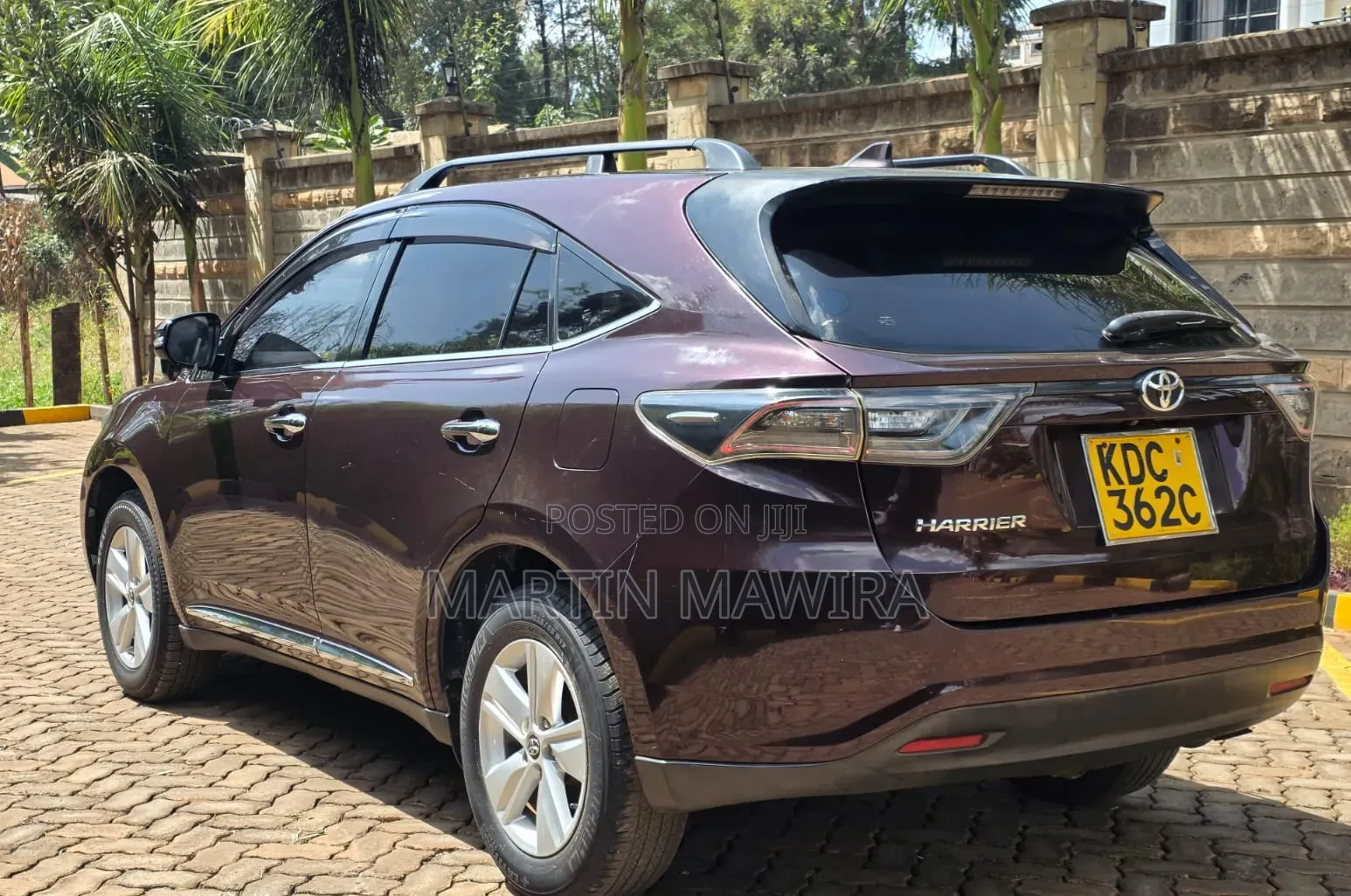Toyota Harrier 2014 Maroon