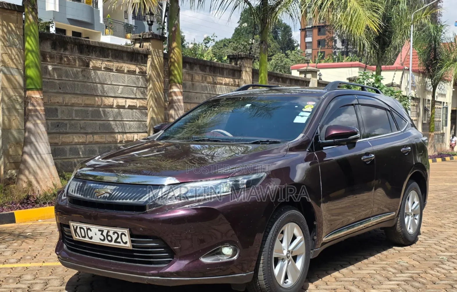 Toyota Harrier 2014 Maroon