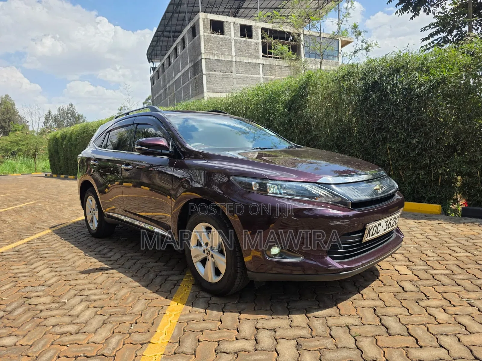 Toyota Harrier 2014 Maroon